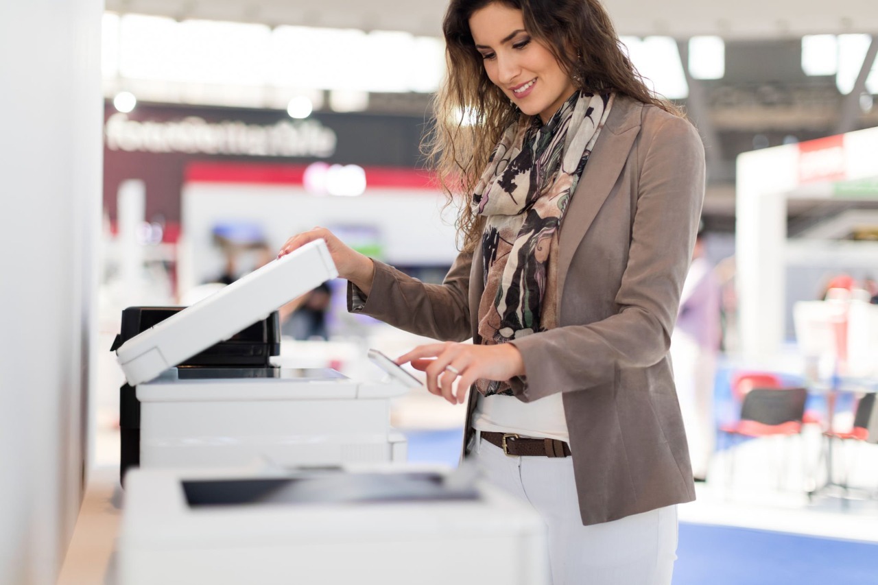Office copier touchscreen